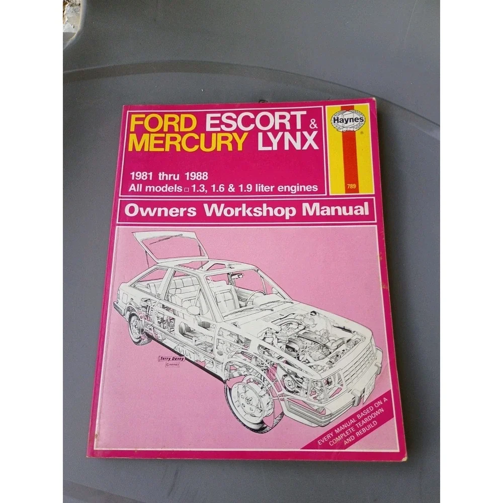 Haynes Owners Workshop Manual 1981-1968‎ Ford Escort & Mercury Lynx